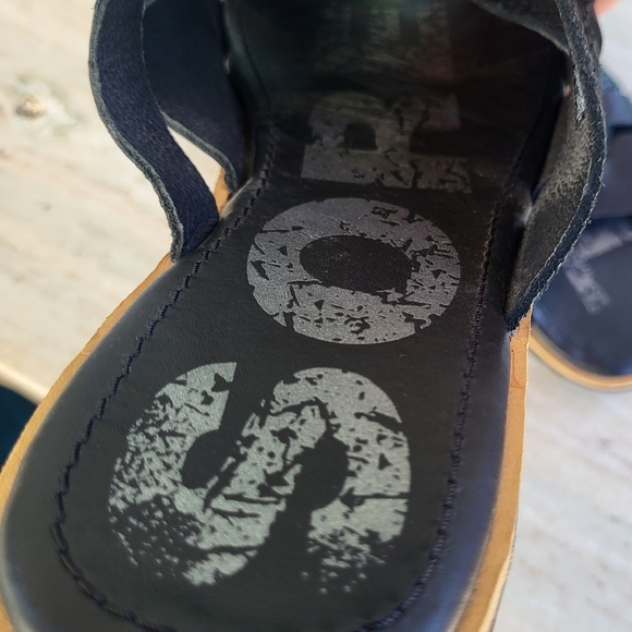 Sorel Womens Ella Black Woven Slide Sandals Size 11 - Picture 5 of 9